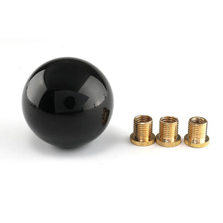 Chrome gear knob in vehicle interior
